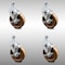 Service Caster 5 Inch SS High Temp Phenolic Wheel Swivel 1/2 Inch Threaded Stem Caster Set Brake SCC-SSTS20S514-PHSHT-TLB-121315-4 - alternate 1